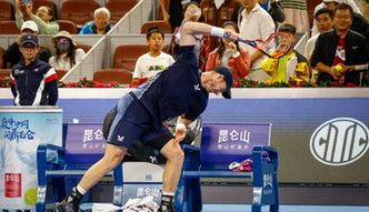 Wielki tenis wrócił do Pekinu. Andy Murray doprowadzony do frustracji