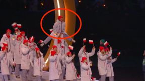 Polacy na ceremonii. Przyjrzyj się, co zrobiła nasza zawodniczka
