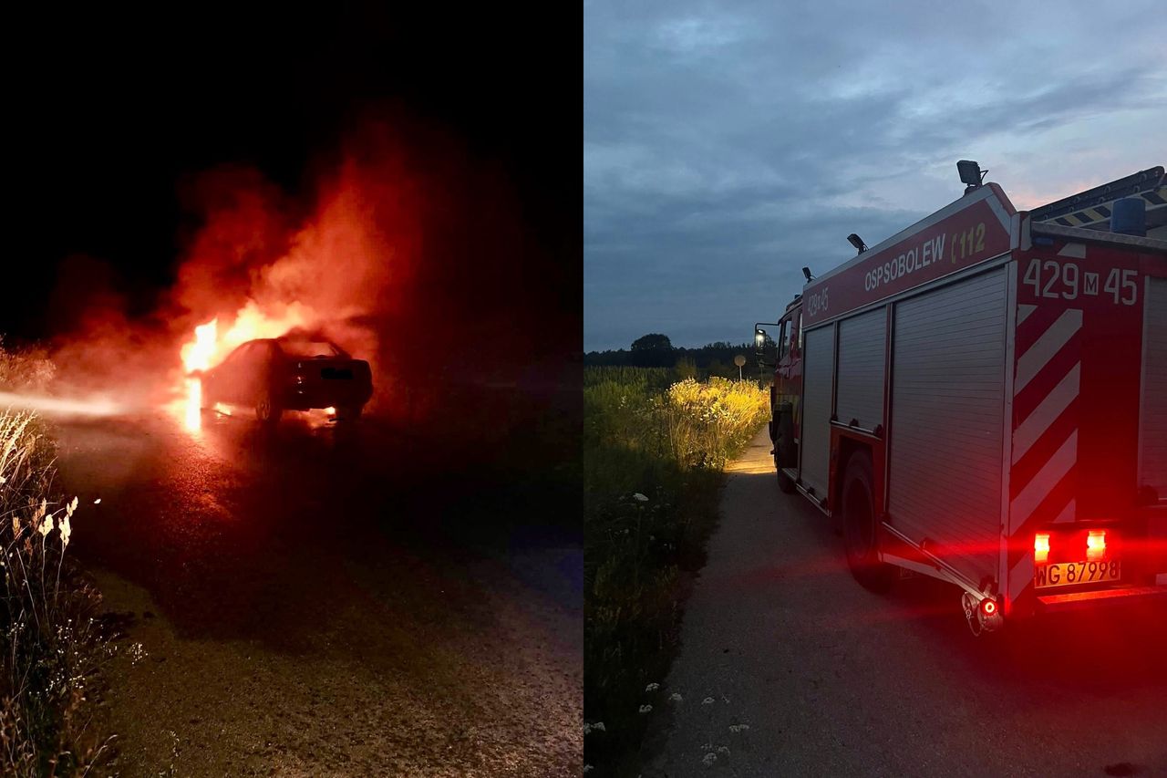 Tragiczny wypadek. Znaleziono zwęglone ciało