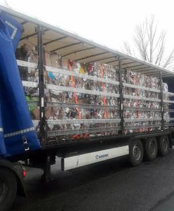 Aż 23,5 tony odpadów bez zezwolenia wiózł ciężarówką z Niemiec do Polski