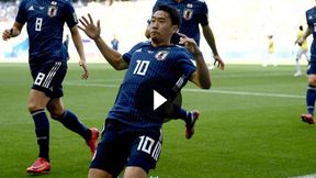 Mundial 2018. Kolumbia - Japonia. Gol Kagawy z rzutu karnego na 1:0 (TVP Sport)