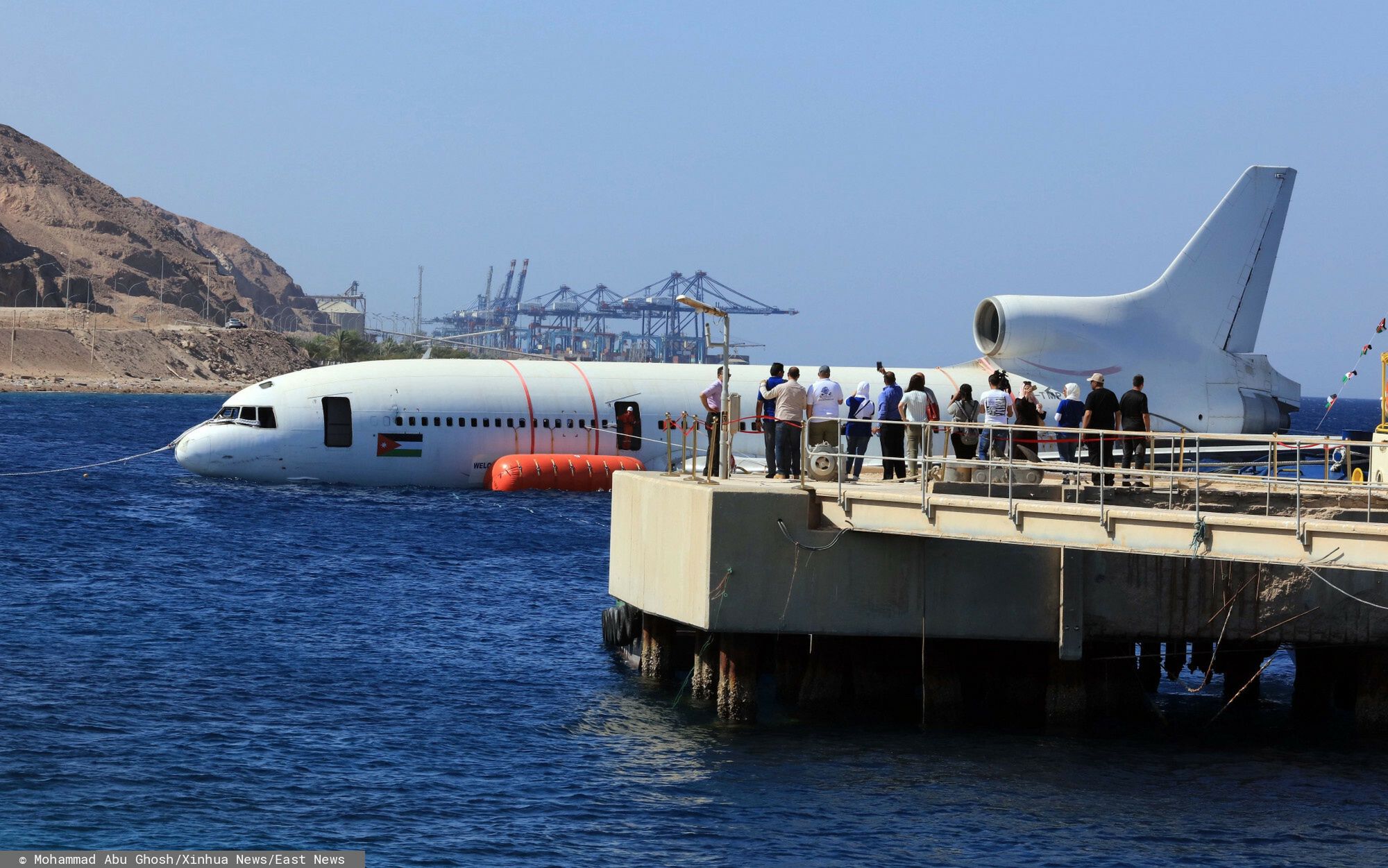 Lockheed L-1011 Tristar zanurzany u wybrzeży Jordanii