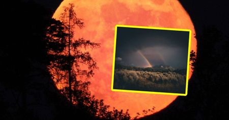 Podwójna księżycowa tęcza. Niezwykłe zjawisko uchwycone