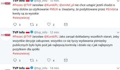TVP Info pomyliło na Twitterze Jacka z Jarosławem Kurskim