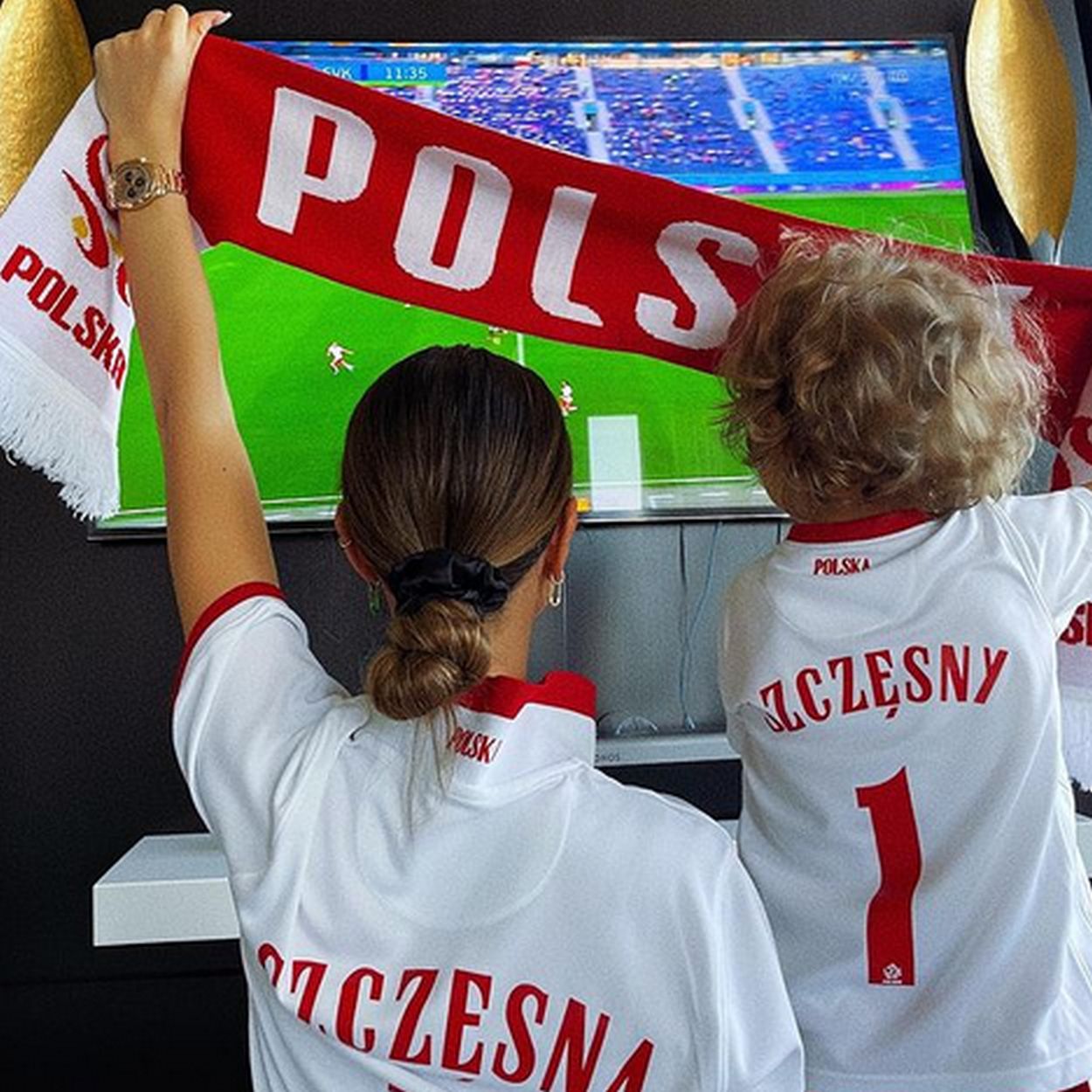 Marina Łuczenko i Liam Szczęsny
