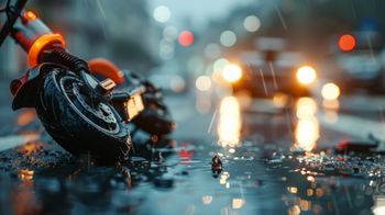 Nastolatkowie jechali wspólnie hulajnogą i mieli wypadek. Z poważnymi obrażeniami trafili do szpitala