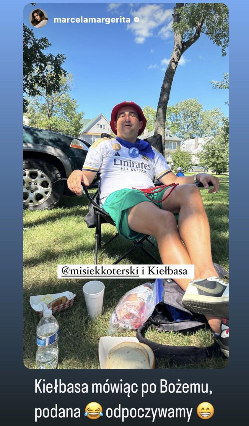 Michał Koterski i Marcela Leszczak idą w pielgrzymce w USA