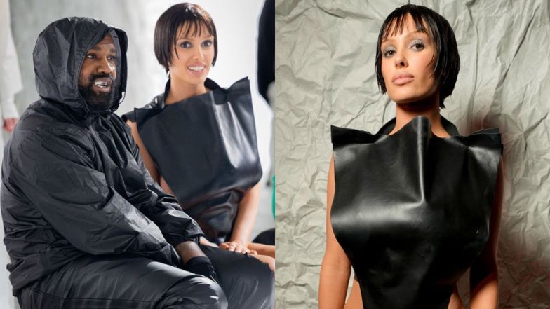 Kanye West zagościł na Fashion Weeku w Mediolanie. Jego żona znów paradowała BEZ SPODNI... (ZDJĘCIA)