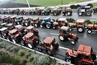 Blokady rolnicze w Grecji dobijają budżet. Nawet 30 mln euro straty