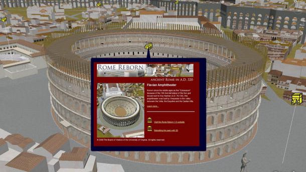 Zobacz starożytny Rzym w Google Earth 1