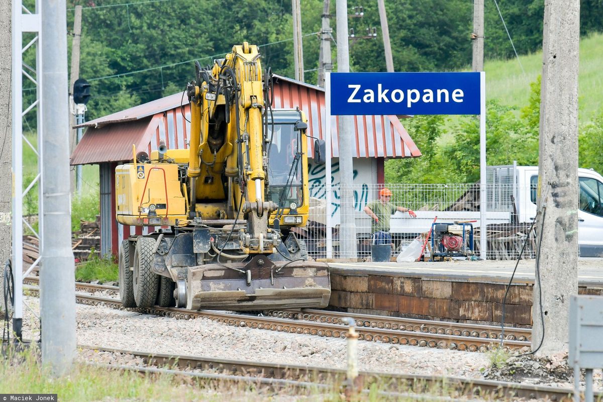 O września do grudnia zaplanowano kolejny, ostatni już etap prac na kolejowej trasie pod Tatry