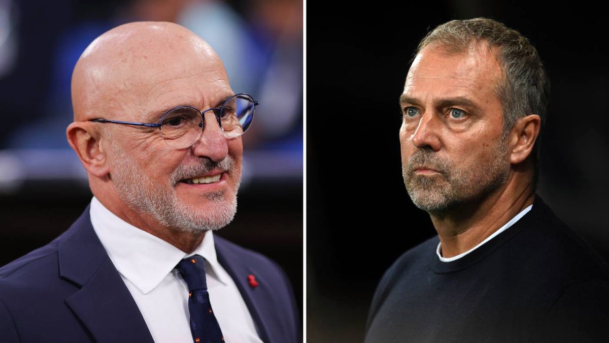 Getty Images / Ben Roberts - Danehouse/James Gill - Danehouse / Luis de la Fuente i Hansi Flick 