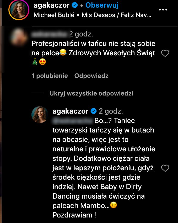 Agnieszka Kaczorowska chwali się pląsami z mężem