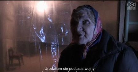 Starsi ludzie mieszkają na Ukrainie w schronach