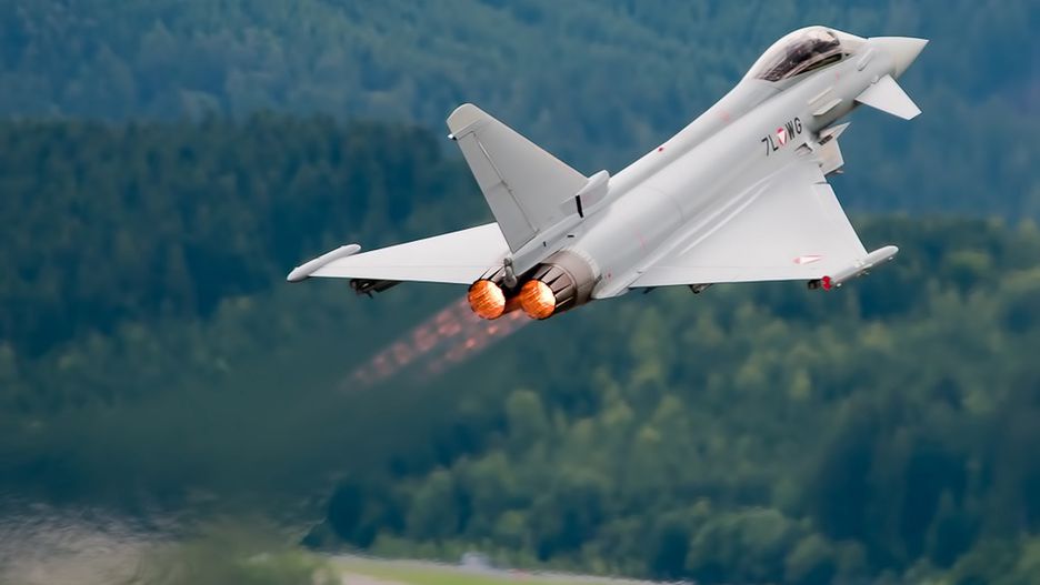 Hiszpański eurofighter został poderwany do lotu po niemądrym żarcie młodego Brytyjczyka