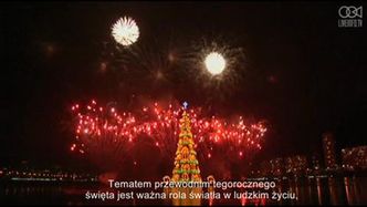 Ogromna pływająca "choinka"