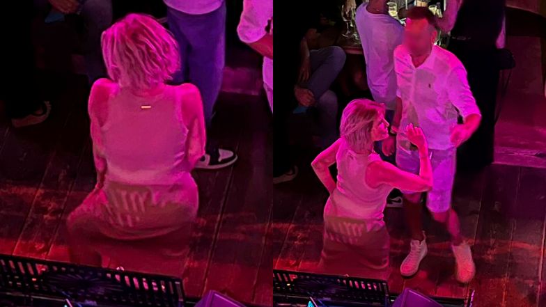 Joanna Racewicz imprezuje w klubie