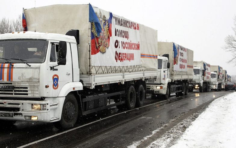 Biały konwój. Rosjanie przysłali kolejne ciężarówki