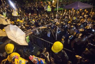 Demonstracje w Hongkongu. Starcia z policją