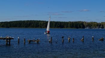 Pogoda w Olsztynie. Prognoza na niedzielę 26 kwietnia. Chłodno, przelotne opady nad ranem i silniejszy wiatr z północnego zachodu
