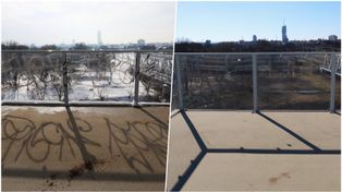 Rzeszów: Punkt widokowy zdewastowany jeszcze przed otwarciem