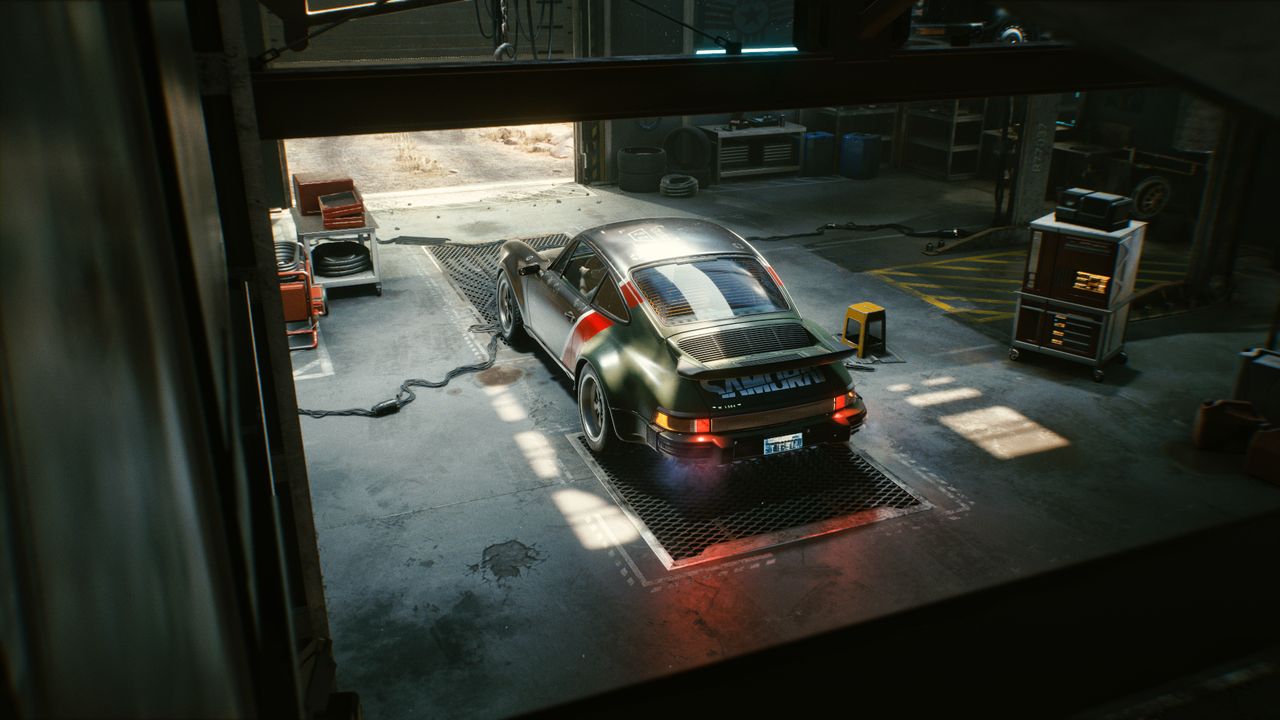 Porsche 911 turbo w Cyberpunku 2077