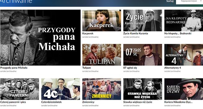 Już ponad 20 kultowych seriali Telewizji Polskiej sprzed lat w jej serwisie VoD