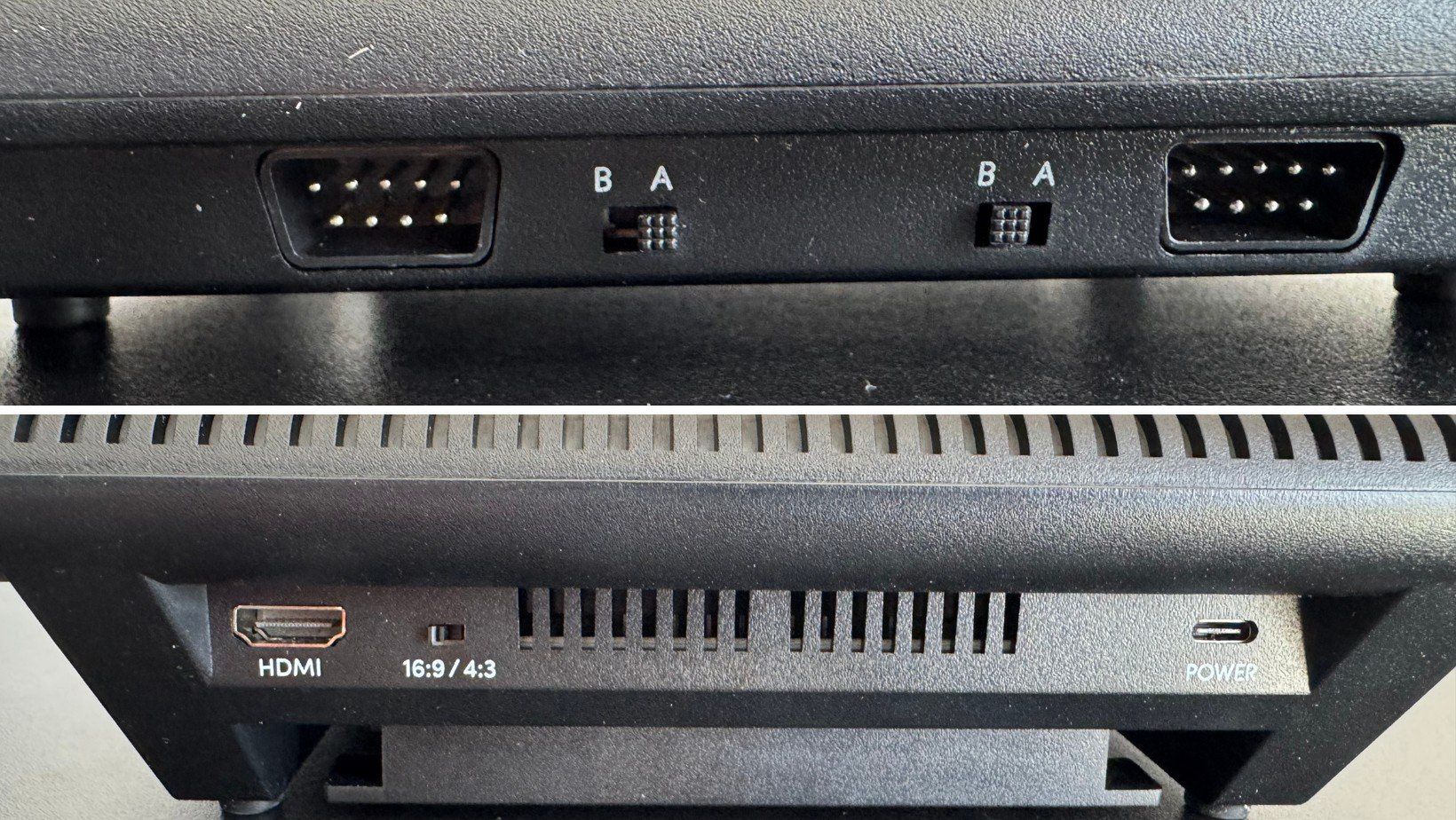 Konsola wyposażona jest w szereg starszych i nowszych portów.