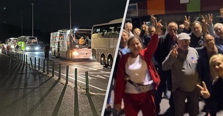 Autokary pełne ludzi zjeżdżają się do Warszawy. "Jest moc"