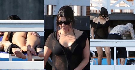 Travis Barker MIĘTOSI POŚLADKI Kourtney Kardashian nad jeziorem Como (ZDJĘCIA)