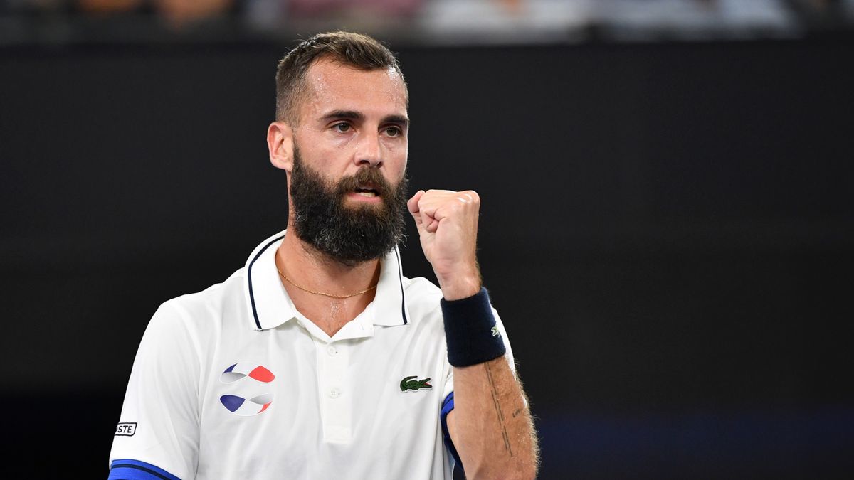 PAP/EPA / DARREN ENGLAND / Na zdjęciu: Benoit Paire