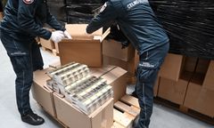 Ciężarówka wyładowana papierosami. Przejęto ponad 7 milionów sztuk