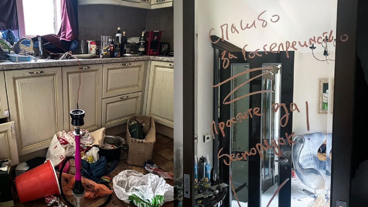 Rosjanie kompletnie splądrowali mieszkania Ukraińców.