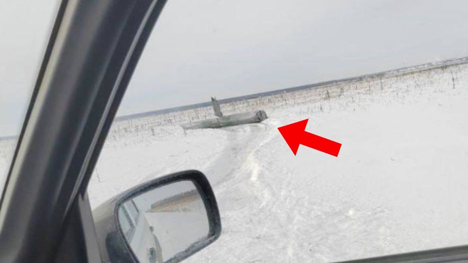 Rakieta, która spadła w Rosji