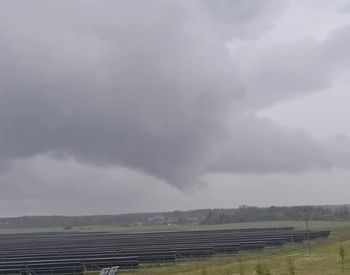 Kujawsko-Pomorskie: Zalążek trąby powietrznej. Niezwykłe zjawisko