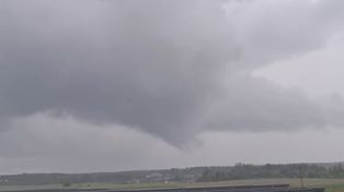 Kujawsko-Pomorskie: Zalążek trąby powietrznej. Niezwykłe zjawisko