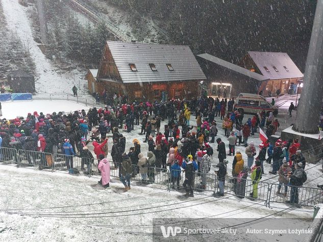 Kibice podczas kwalifikacji w Wiśle