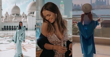 Anna Wendzikowska chwali się eksplorowaniem DUBAJU, prezentując nocne uroki miasta w CEKINOWEJ mini (ZDJĘCIA)