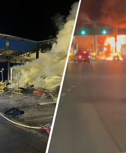 Tragiczny wypadek na A2. Na bramkach ciężarówka w płomieniach