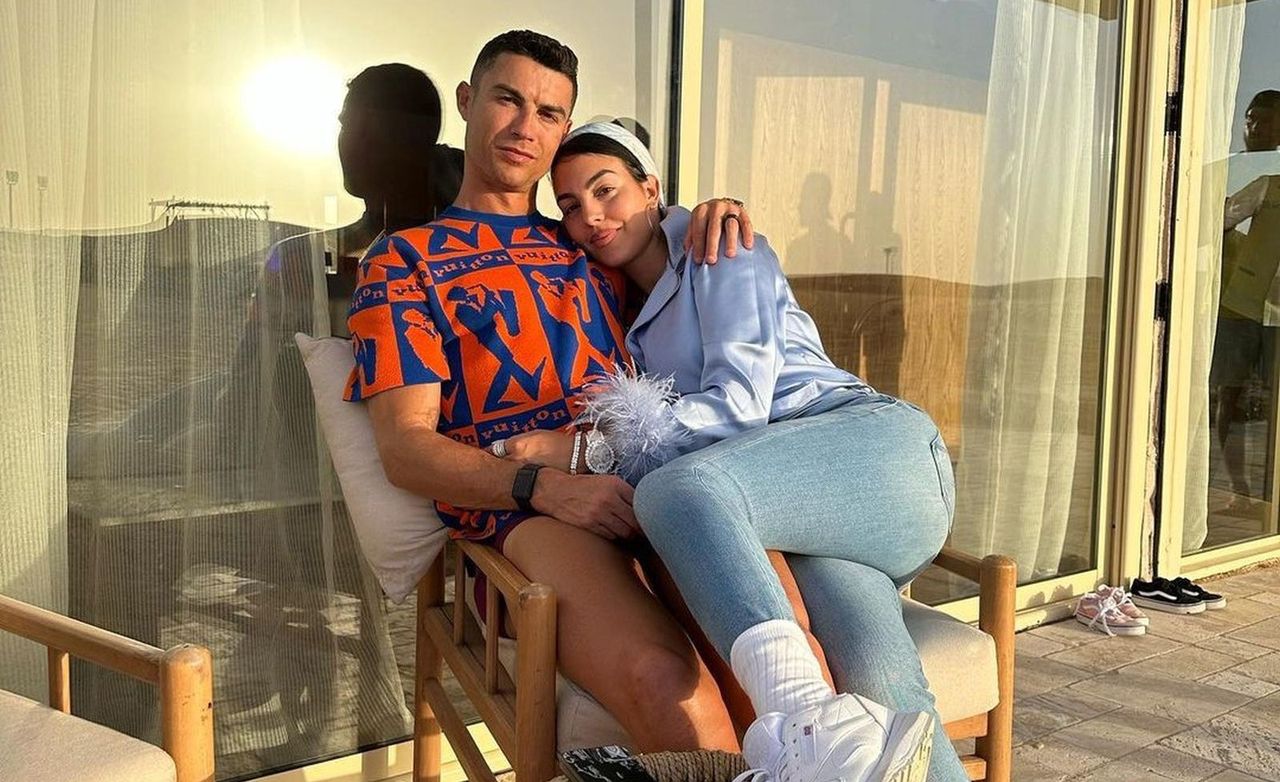 In the picture: Cristiano Ronaldo and Georgina Rodriguez