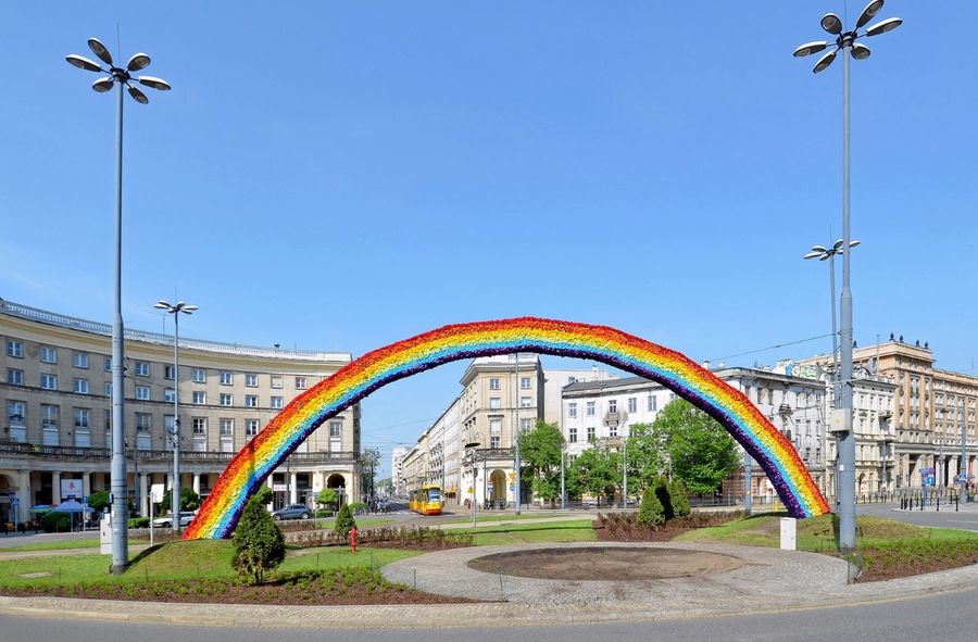 Trwają prace nad przywróceniem "Tęczy" na Plac Zbawiciela