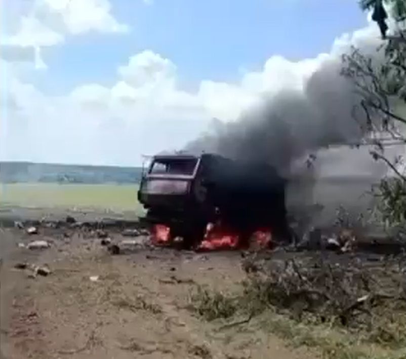 Destroyed Russian Pantsir-S1