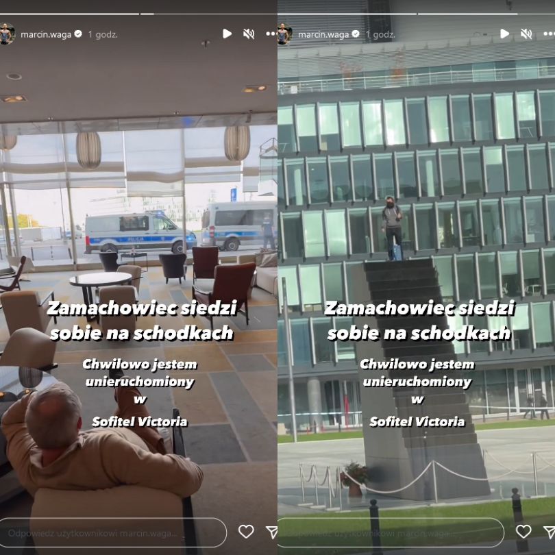 Akcja służb w Warszawie. Mężczyzna grozi wysadzeniem się