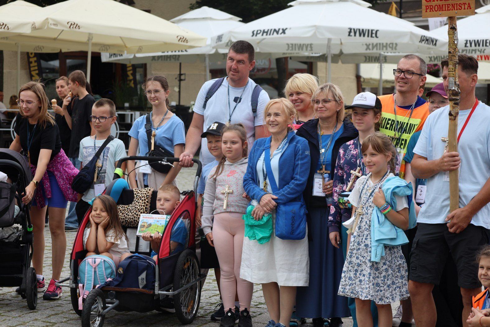 27.07.2025 r., Rynek Gniezno, pielgrzymka, Hanna Komorowska