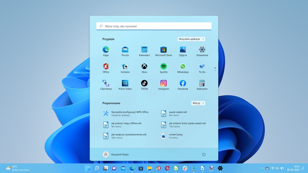 Windows 11: jak zmienić kolor paska zadań?