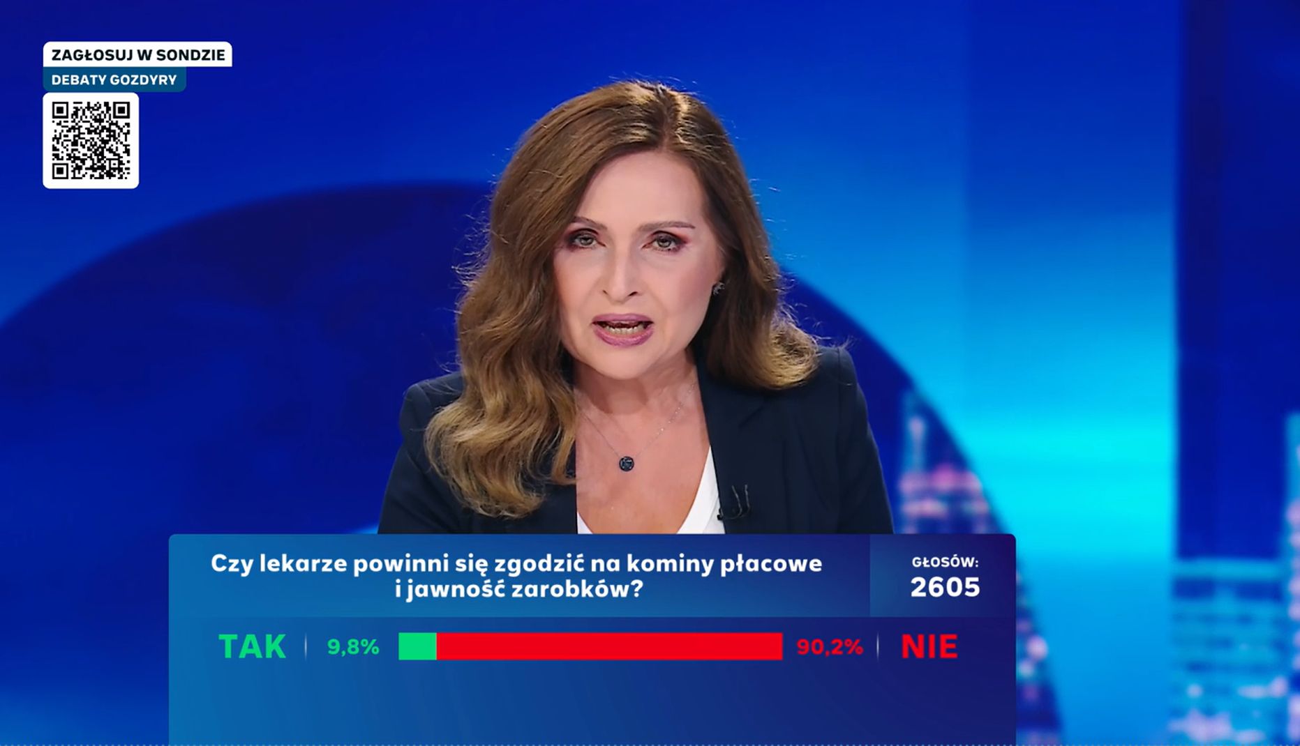 Nieprawidłowe wyniki w programie "Debata Gozdyry"