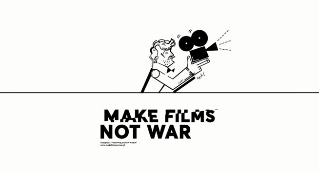 Plejada gwiazd polskiego filmu w kampanii antywojennej "Make Films Not War"