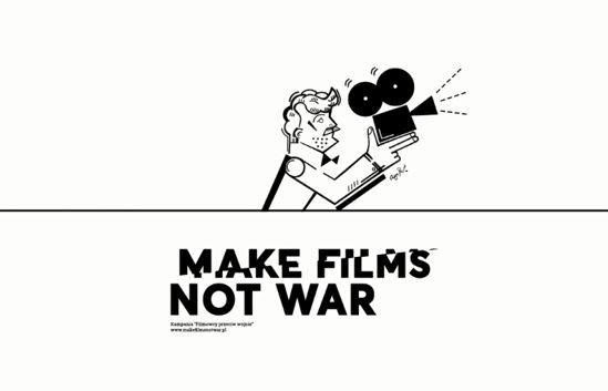 Plejada gwiazd polskiego filmu w kampanii antywojennej "Make Films Not War"