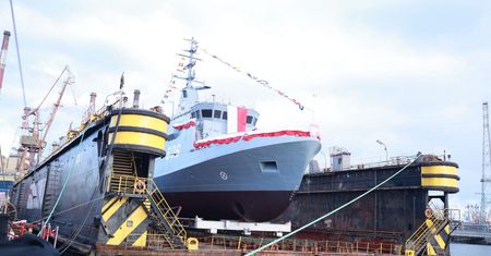 Właśnie został ochrzczony. Kolejny polski niszczyciel min