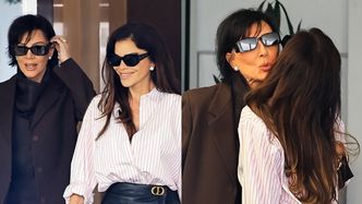 Pojedynek na gładkie twarze: naciągnięte Kris Jenner i Lauren Sanchez cmokają się po spotkaniu biznesowym. DZIELI JE 14 LAT RÓŻNICY